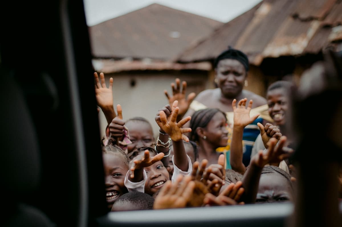A joyful community celebration